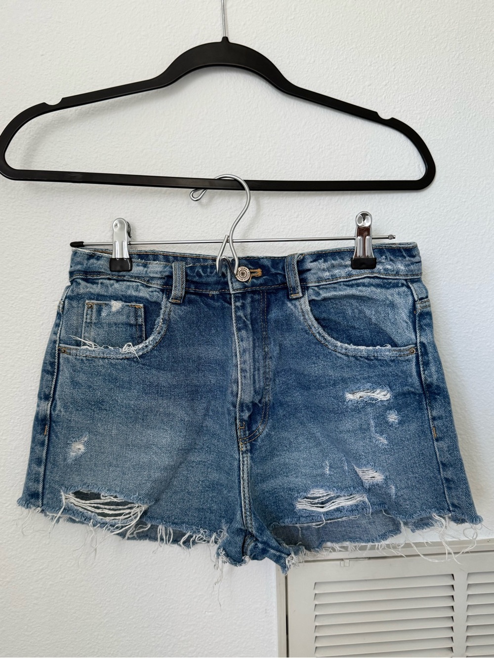 Zara Blue Denim Shorts